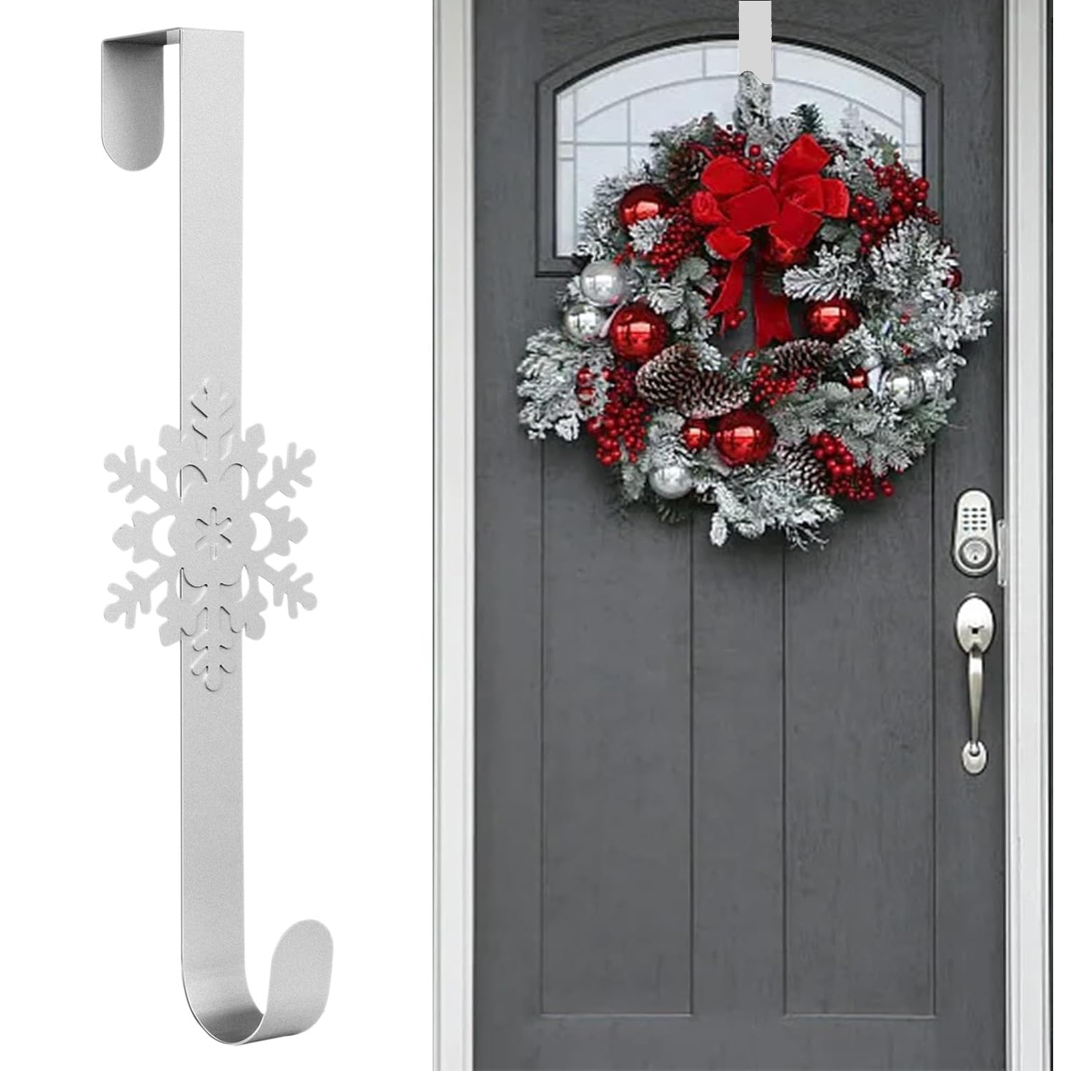 Wreath Hangers for Front Door Christmas Wreath Hanger Door Wreath Hook Over The Door Hanger