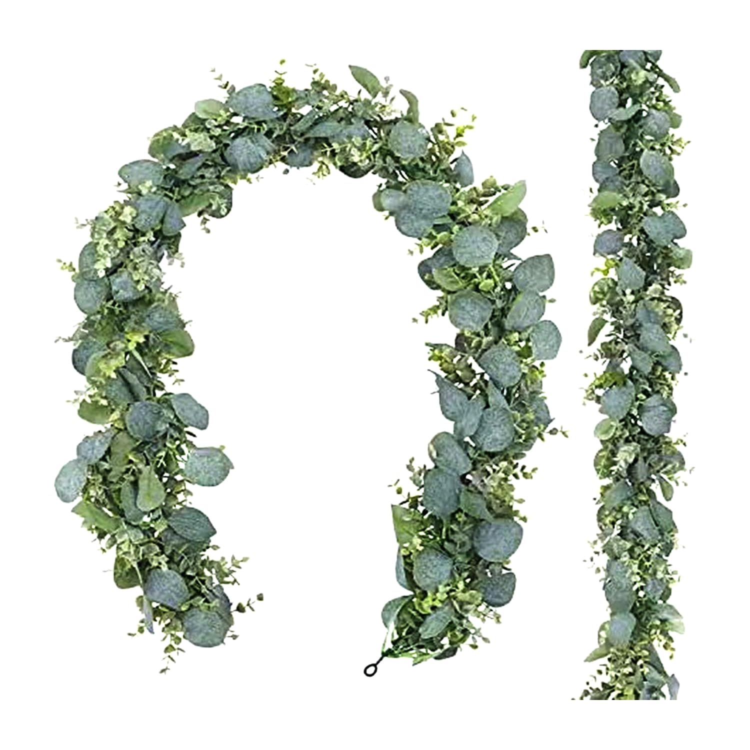Dxcaicc Girlanden Für Die Dekoration, Eukalyptus-Girlande Für Den Tisch, Kunststoff Künstliche Eukalyptuspflanzen Dekor Für Innenwände, Hochzeiten,6 Pack