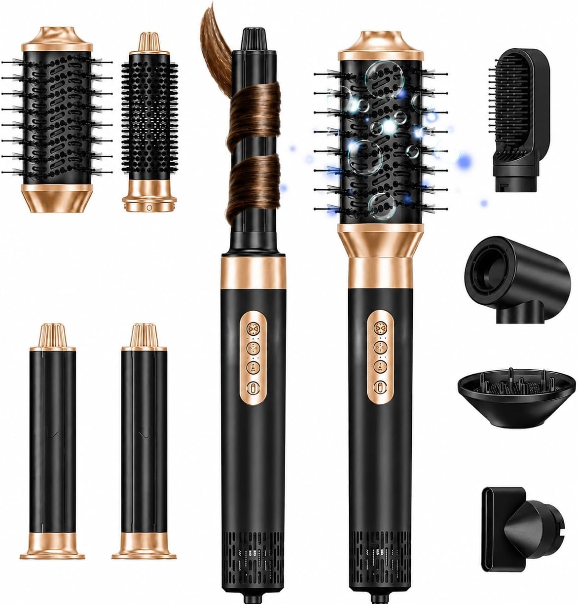 RUCHA 8 in 1 Hair Styler High Speed Blow Dryer Brush Set