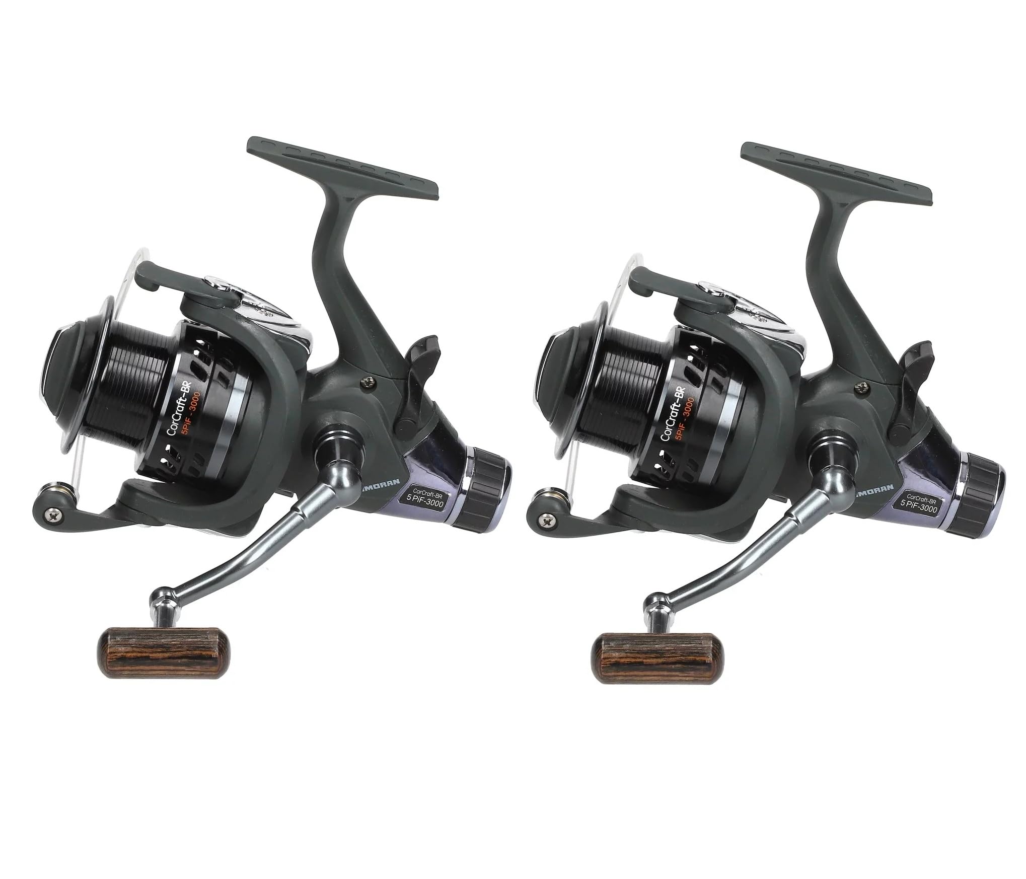 Bundle 2X Cormoran CorCraft-BR 5PiF 3000 Freilaufrolle Rollenset