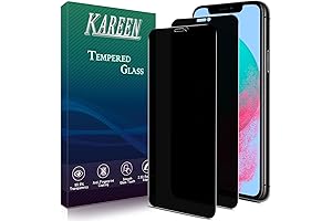 KAREEN 2-Pack Privacy Screen Protector for iPhone X/11 Pro/XS
