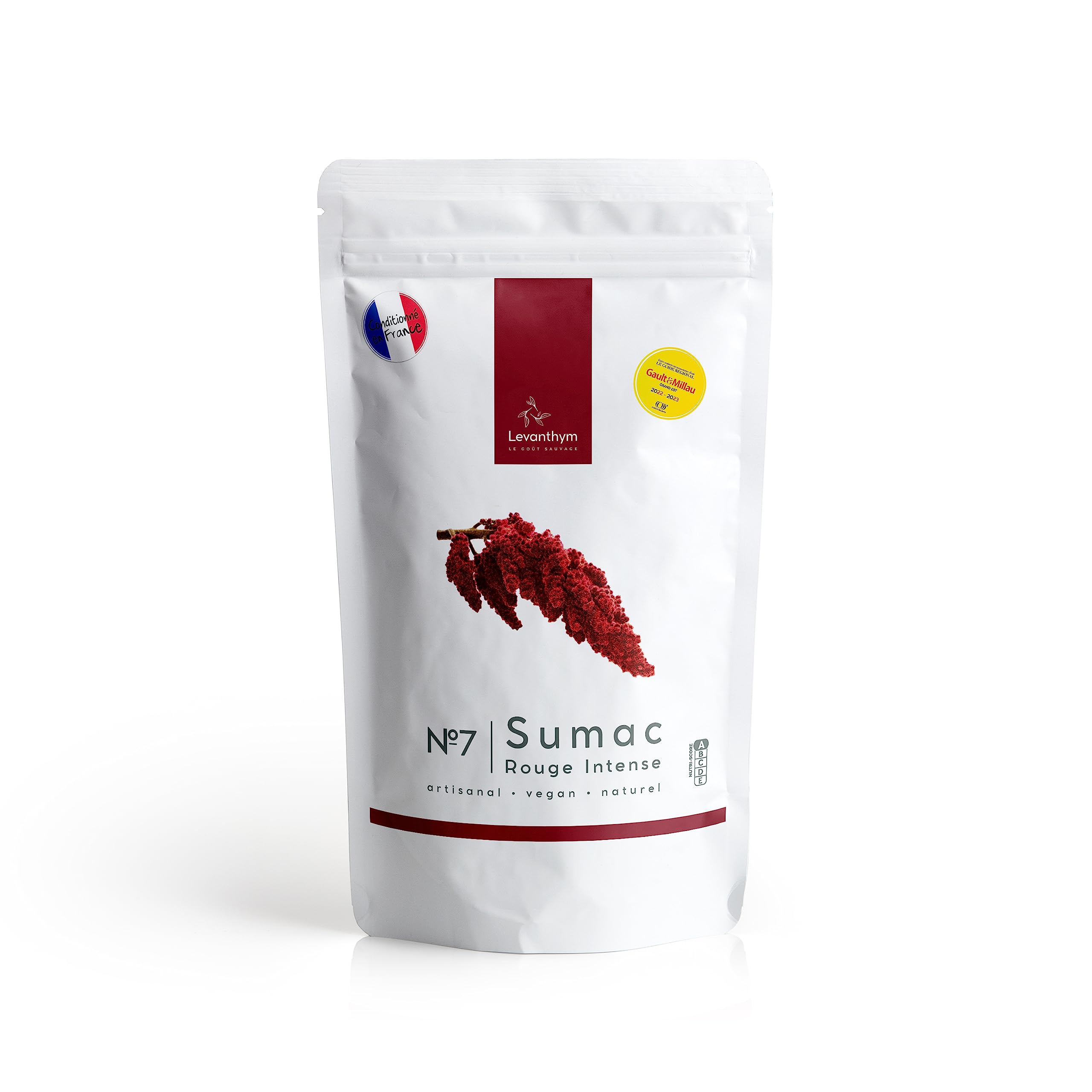 Sumac molido puro - N.7 rojo intenso 99g - sin sal, sustituto de limón y vinagre - especias Ottolenghi - del recetario ottolenghi