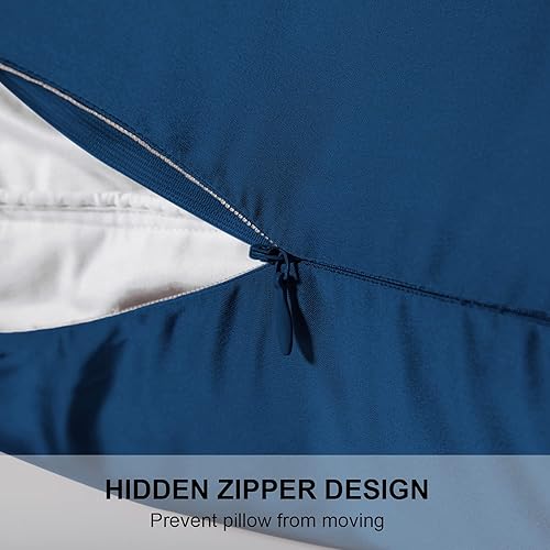 Miniatura 3 de Funda de almohada de seda de morera para cabello y piel, estándar, refrescante, con cremallera oculta, a prueba de alérgenos, de doble lado, suave y