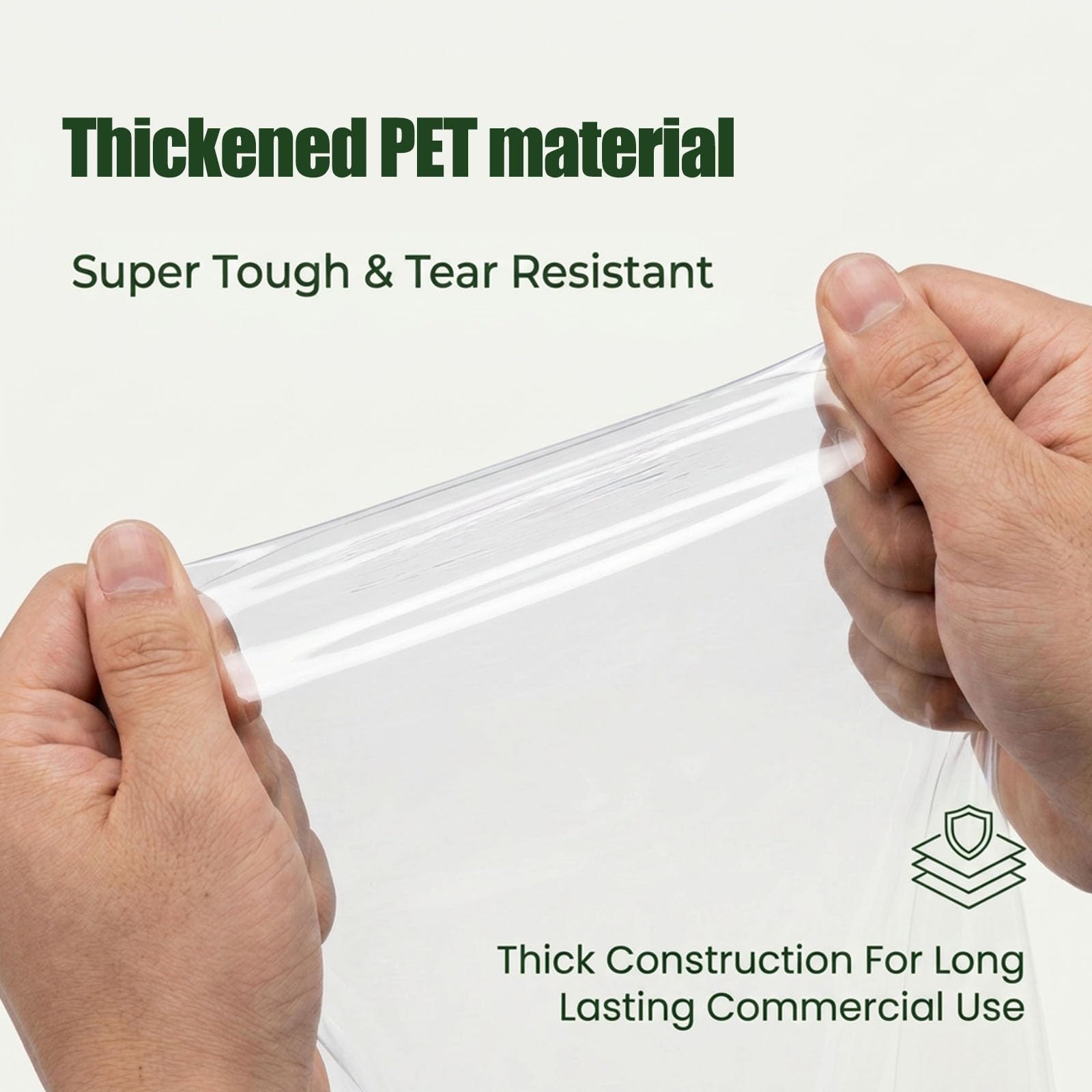 Congelatore commerciale con rullo C Bli - Copertura in plastica resistente per controllo della temperatura e visibilità - Perfetto per ristorazione e ristorazione
