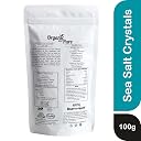Organic and Pure Sea Salt Crystals (Arabian/Indian) | Samundari Namak Sabut | Non-Iodised | for Cooking/Baking/Scrub/Vastu | Unrefined & Chemical Free| Pure Organic 100g gallery image