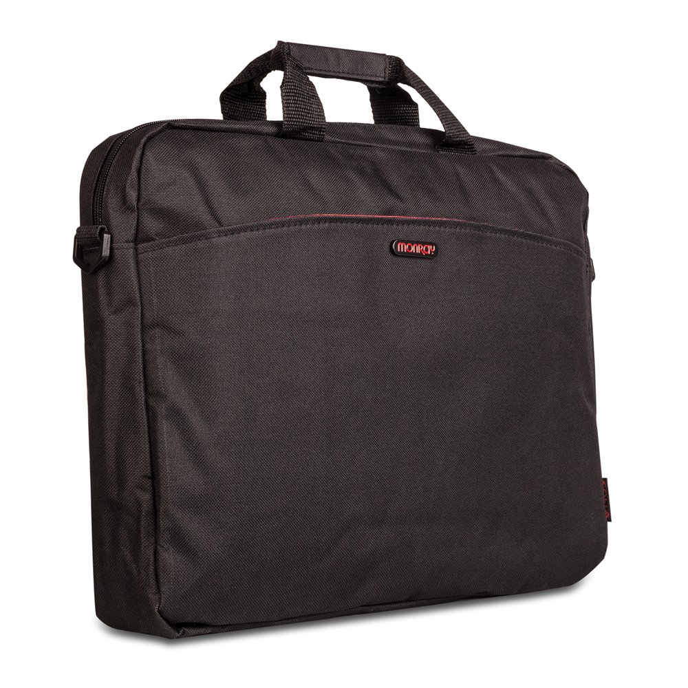 NGS MONRAY ENTERPRISE - Valigetta in Nylon per Computer Laptop 15,6". Borsa per Laptop, Resistente e Leggera, con Compartimenti e Tasche per Documenti e Periferiche