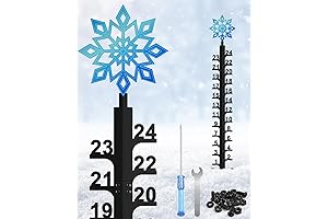 PACETAP Blue Snowflake Snow Measuring Stick
