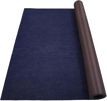 السجاد البحري، 6 ft &times; 18 ft البحرية الصف قارب السجاد، السجاد البحري مع قطع لينة كومة والمياه واقية TPR دعم، لفة السجاد للمنزل، الفناء، الشرفة، سطح السفينة