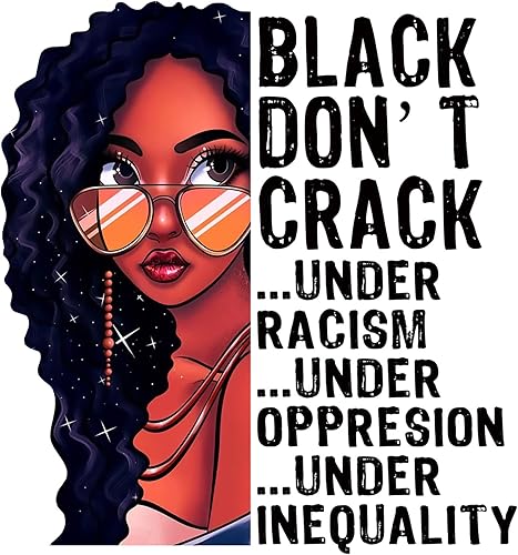 Miniatura 6 de Calcomanías de pared para dormitorio de niñas, calcomanía de pared con cita inspiradora mágica de niña negra, decoración de habitación rosa,