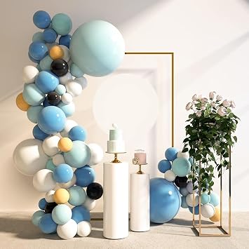 LIYI929GP WeddingArch Backdrop Stand Durable Reusable, Indoor and Outdoor BalloonArch Stand, Strong Support Base, SquareArch Frame for Weddings Birthday Party Baby Shower GardenArbor Decor