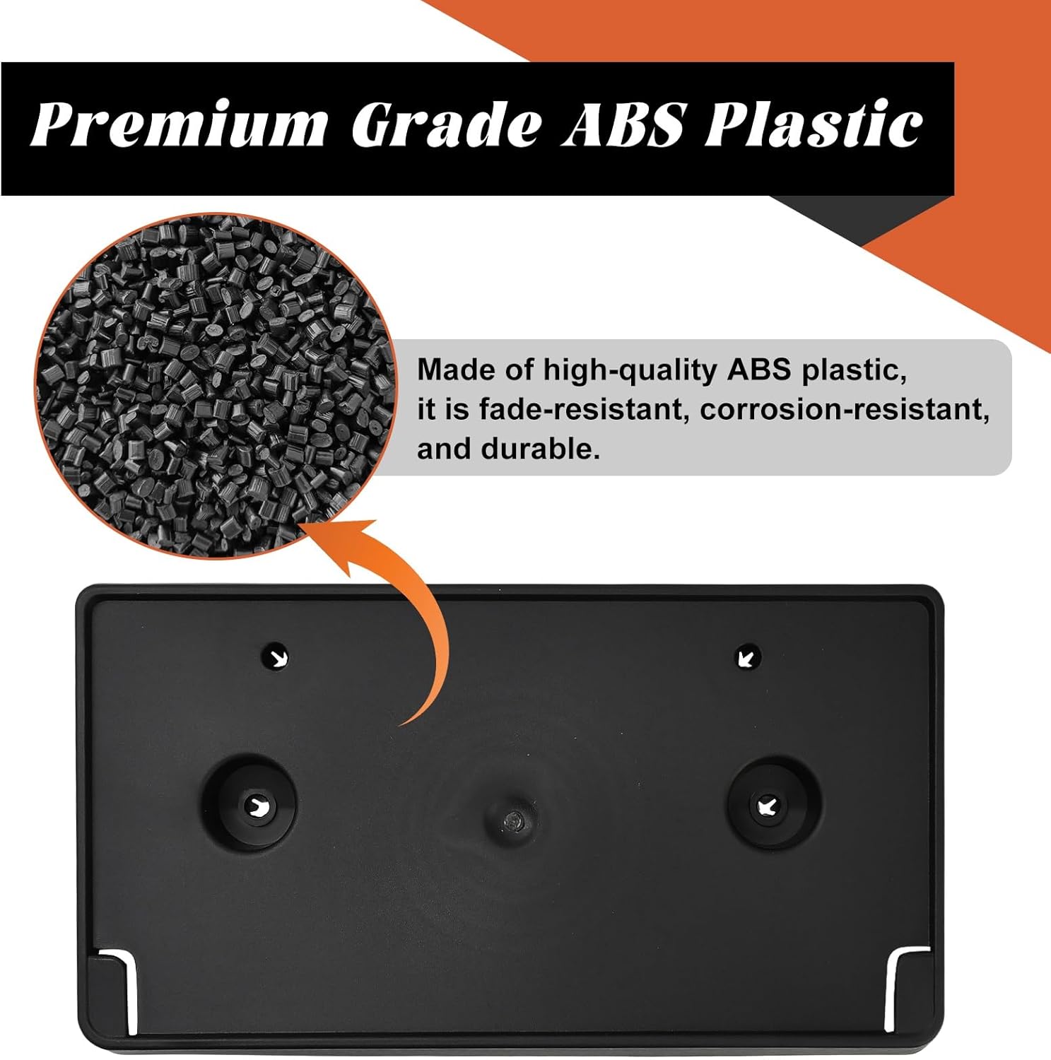 Blueshyhall Front License Plate Frame for Ram 1500 TRX 2019-2024 Licence Plate Holder Bumper Replacement