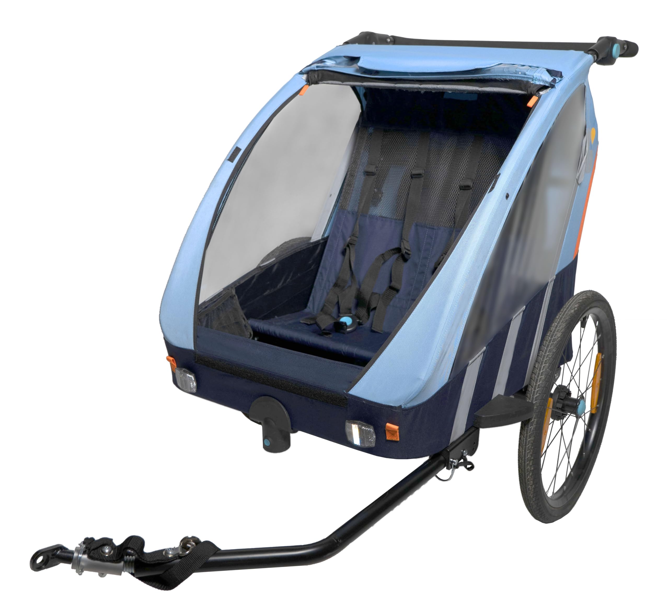 REMORQUE Enfant 2 Places 20' Trailblazer Light/Blue BELLELLI