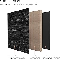 Vista 8 de 12 cómodas para dormitorio, cómodas grandes y cómoda para dormitorio, armario, sala de estar, entrada, parte superior de madera y marco de metal