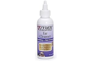 Zymox Ear Cleanser Solution for Dogs and Cats - Soothe, Clean, and...