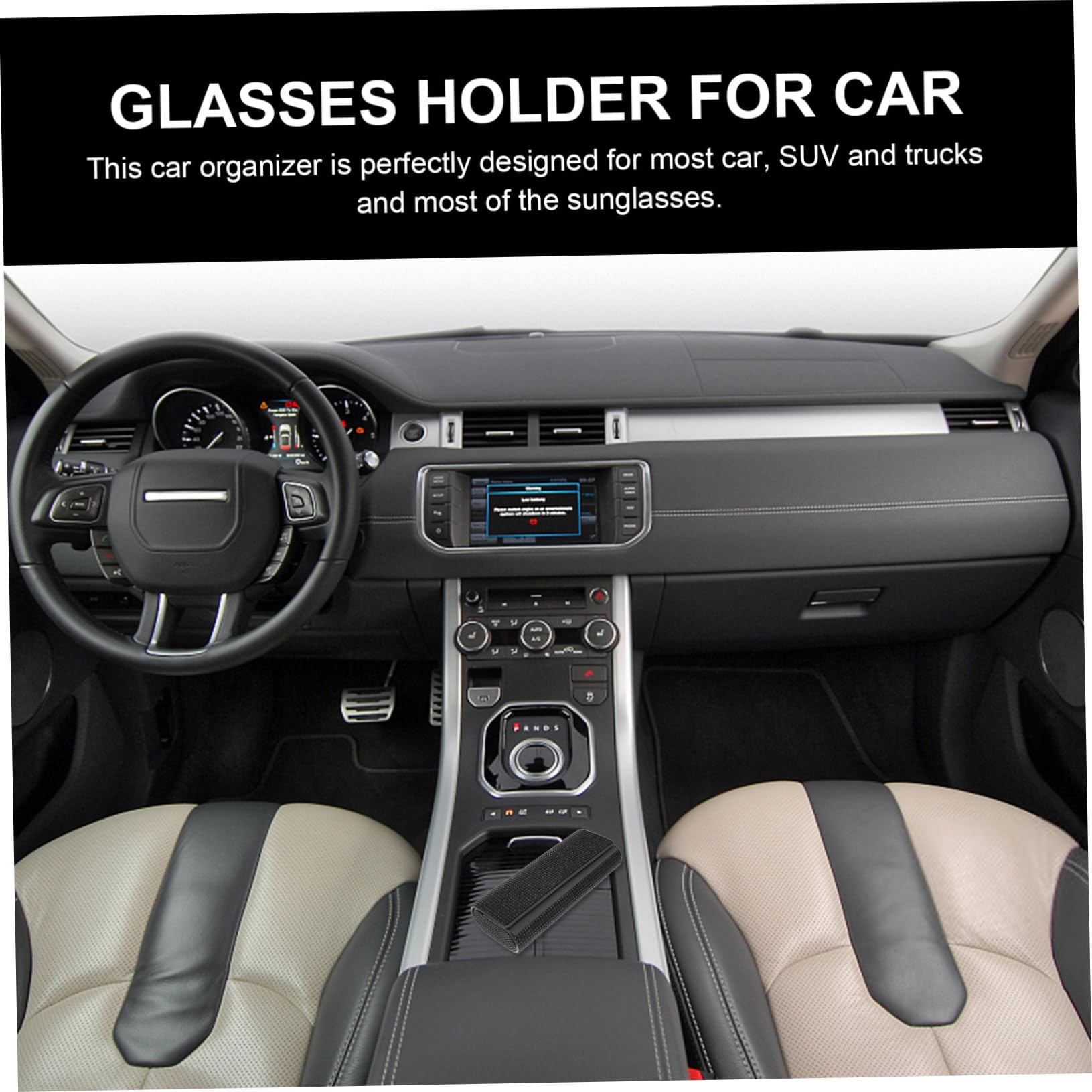 3piezas Soporte para Gafas Brillantes para Automóvil Organizador De Visera para Almacenamiento De Accesorios y Tarjetas Diseño Elegante y