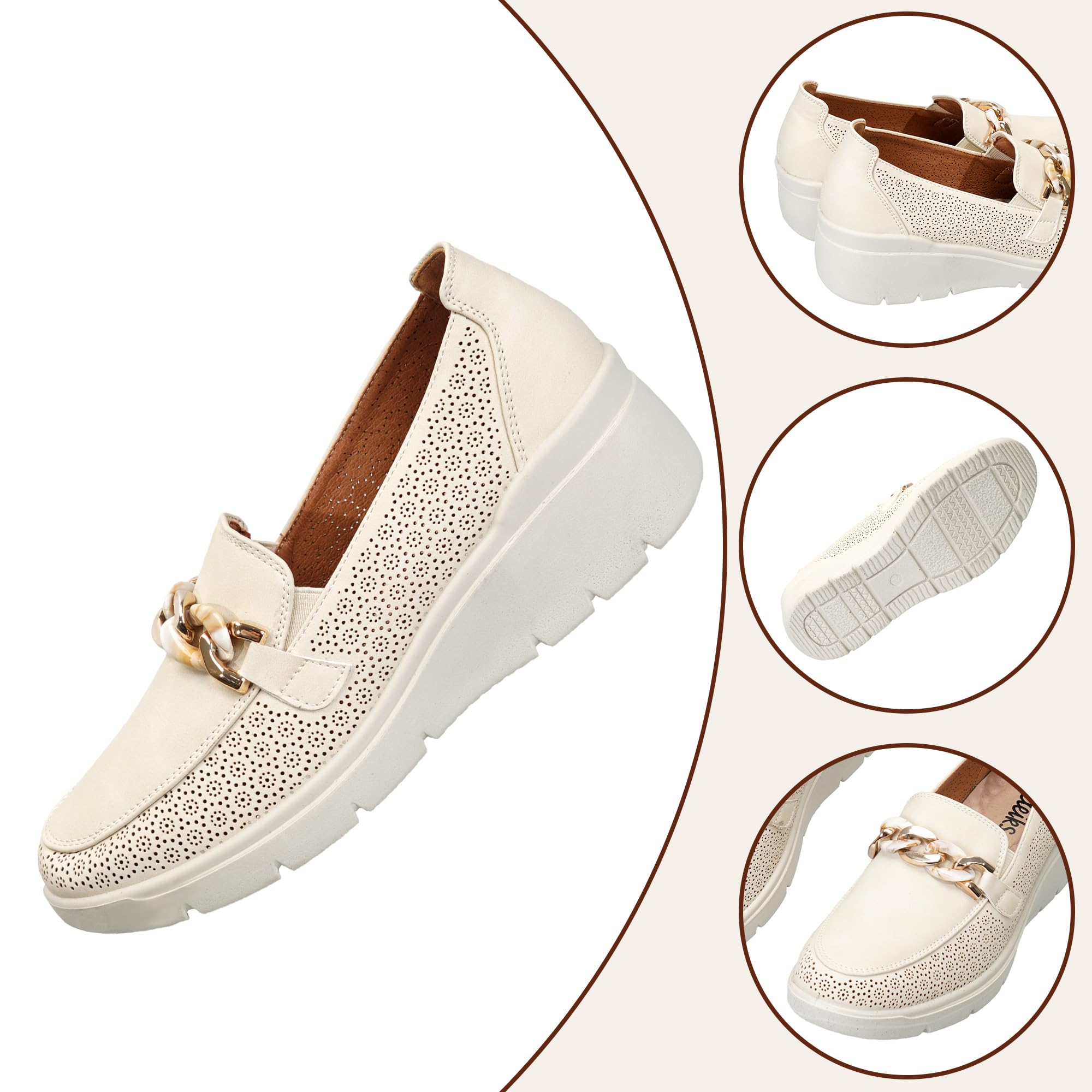 Mokassins Damen Bootsschuhe Damen WCL260334 DE