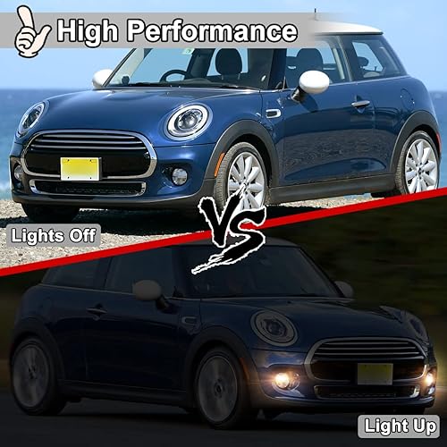 Miniatura 2 de Nixon Offroad Juego de luces antiniebla para MINI Cooper 2007-2015, juego de luces antiniebla de conducción, 1 par