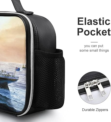 Miniatura 4 de Retro Titanic Famous Old Historic Lunch Bag - Lonchera aislada, reutilizable, bolsa de almuerzo para oficina, trabajo, viajes