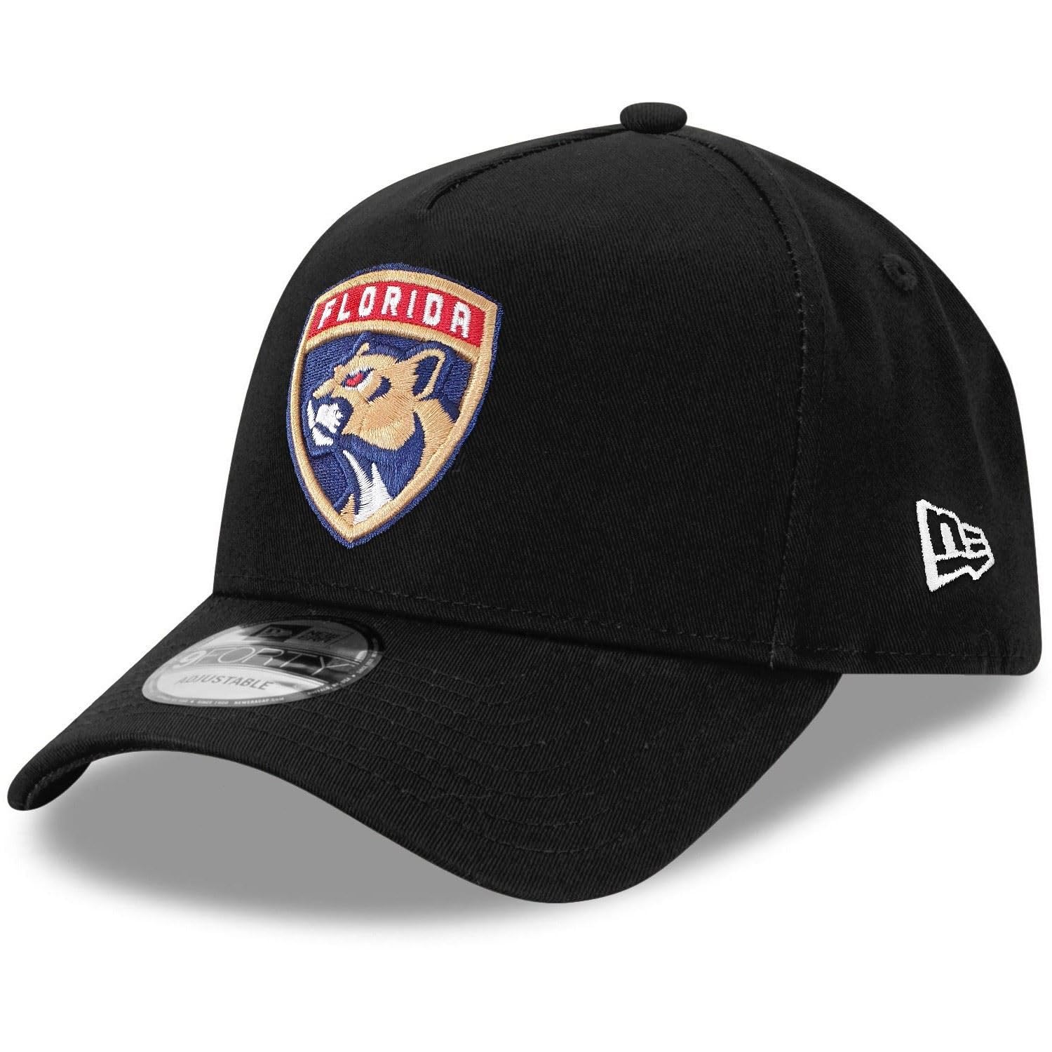 New Era Florida Panthers 9Forty A-Frame Cap Black
