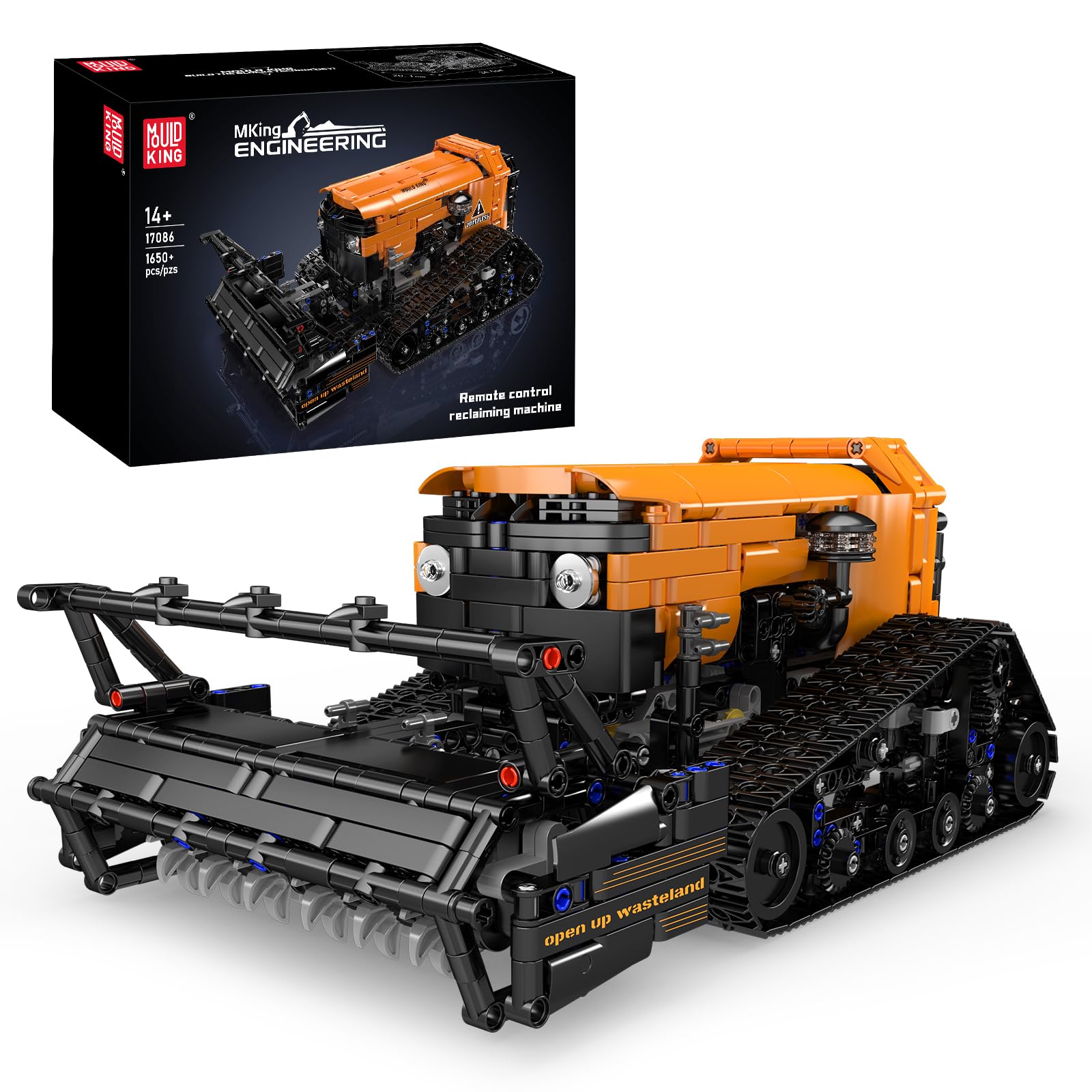 Mould King 17086 Recycling Machine Klemmbausteine Bausteine Kit, APP Fernbedienung Elektrotechnik Fahrzeug Modell Bausatz Set, für Jugendliche im Alter von 14+ (1650+ Teile)