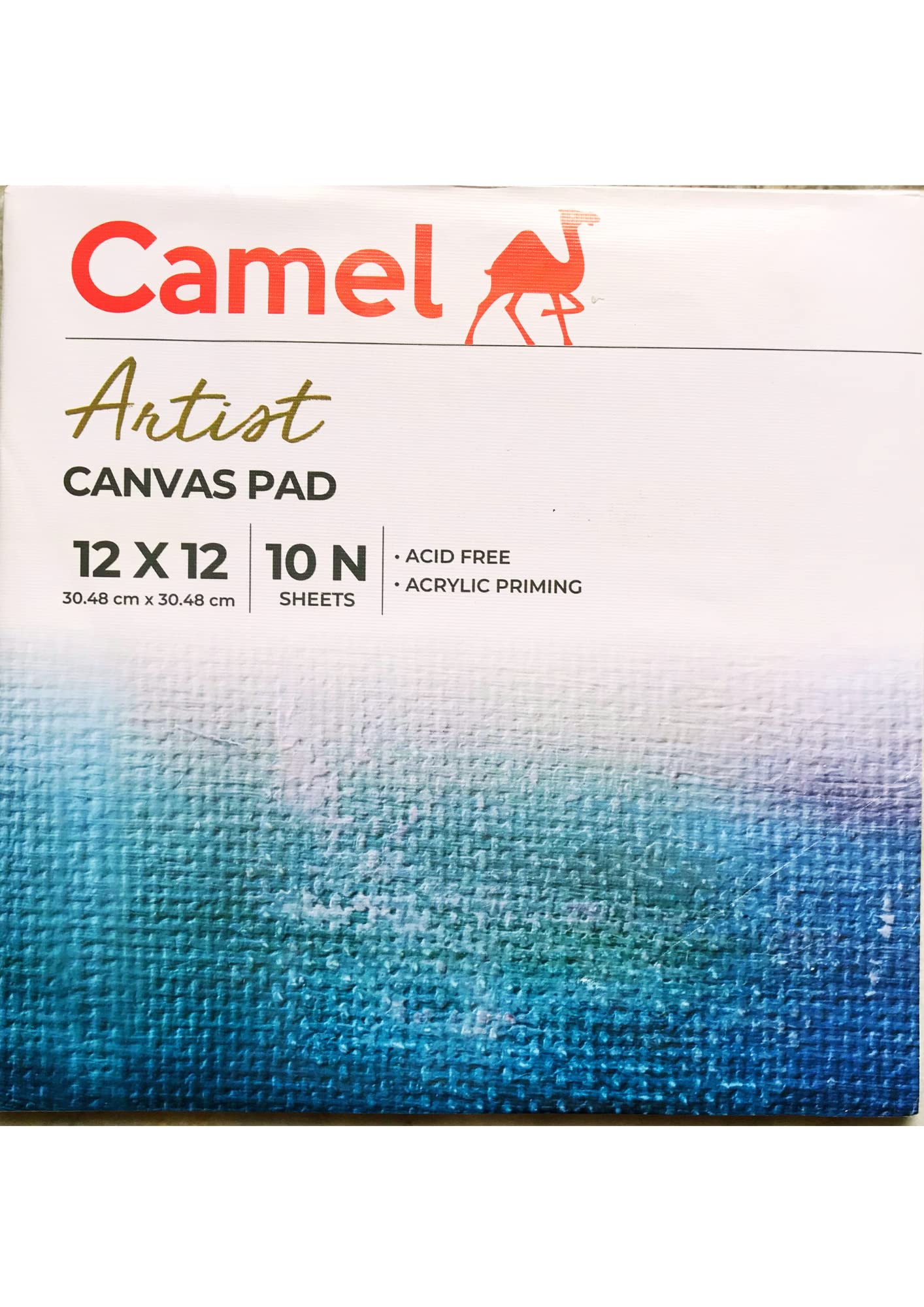 Camel Artist Canvas PAD - 30cm x 30cm (12" x 12") by Anmol Art & Frames