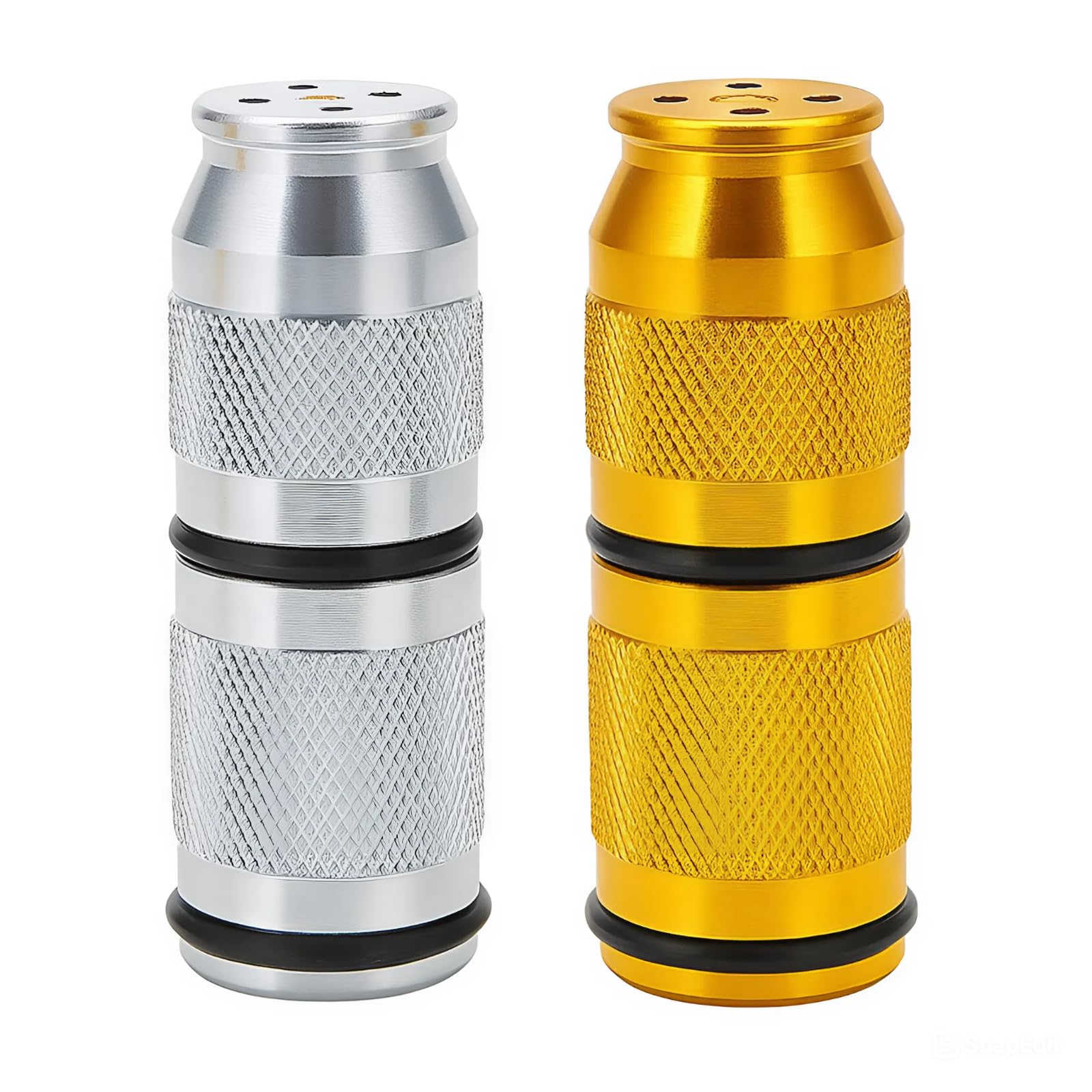 AKIRAMERUNA- Cream Dispenser Opener | Accessory for 8g Cream Dispensers 2 Pack (Gold & Silver)