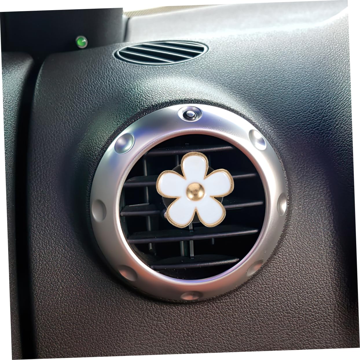 GLEAVI 4 Set Di Accessori Per Bocchette Di Ventilazione Per Auto Per Donne Clip Per Auto A Forma Di Fiore 8 Pezzi * 4