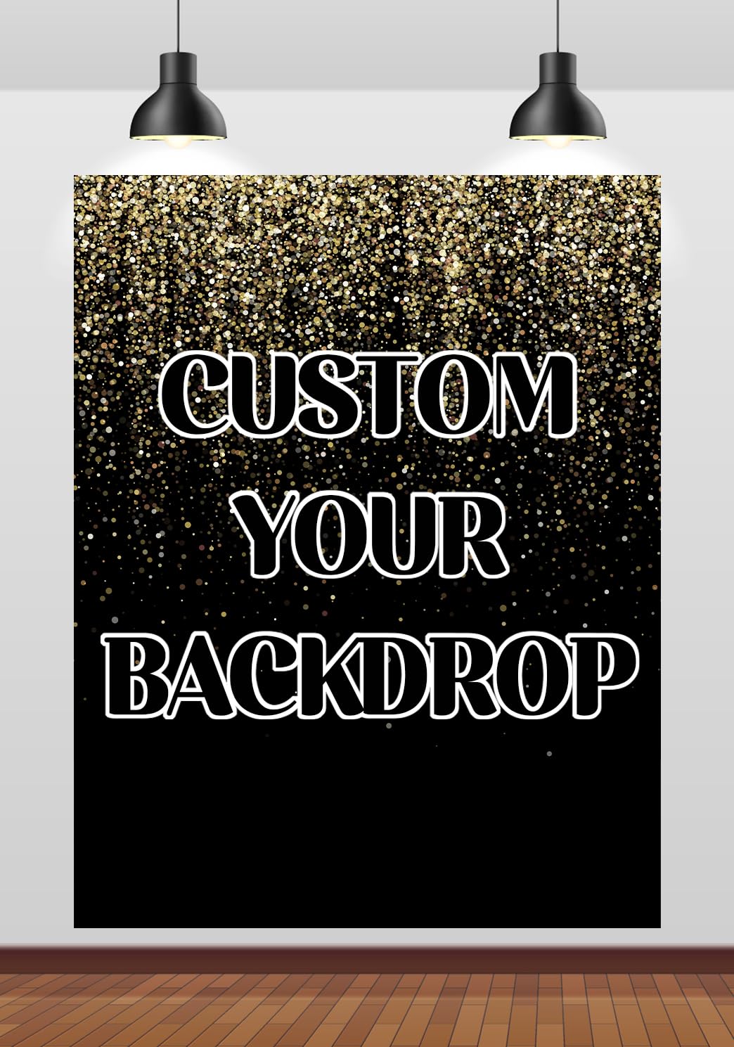 BELECO Fabric 3x5ft Custom Backdrop Picture Customize Backdrop with Image Logo Text Personalized Background Banner Gift for Birthday Wedding Baby