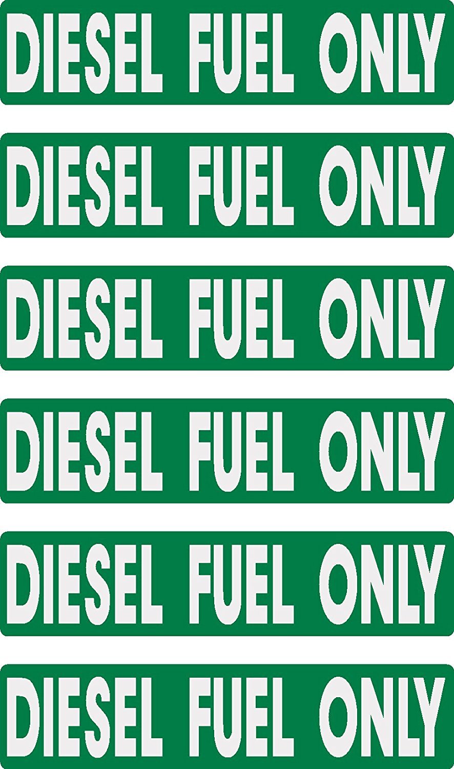 Buy Diesel Fuel only, Prime, Fast delivery, 6 Decals as Shown
