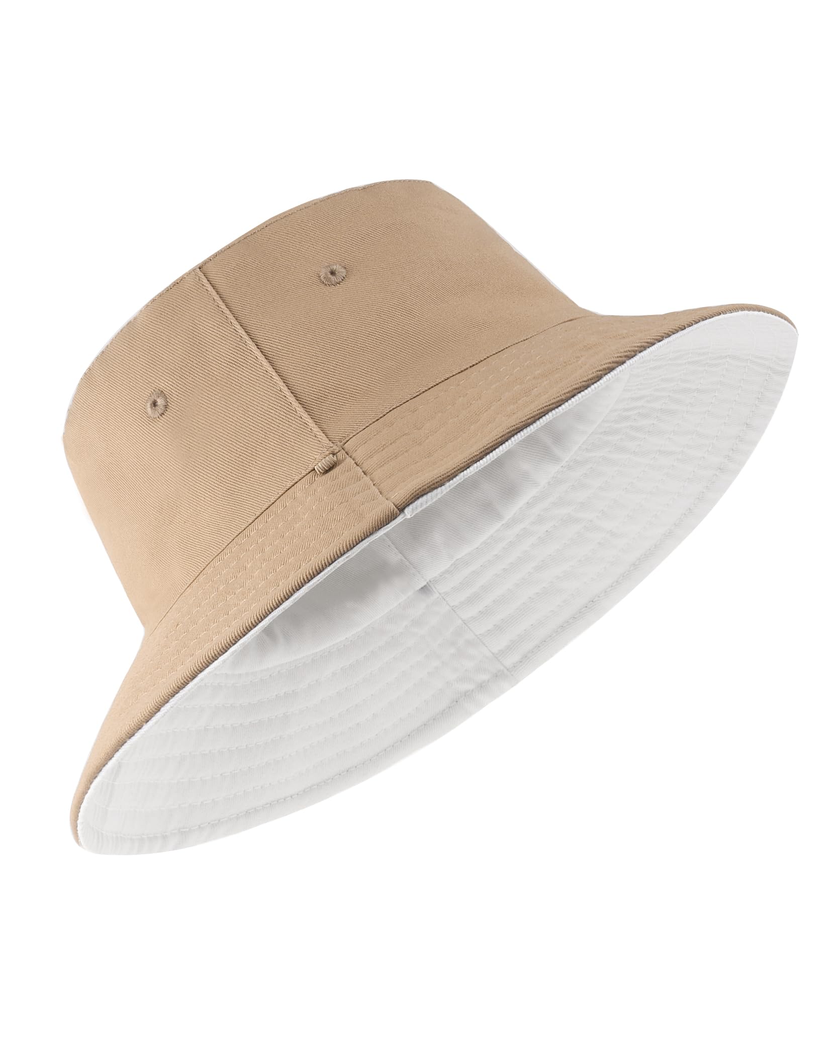 Feng Shui， Sombreros para el Sol L/XL/XX-Large,Sombreros de Pesca Reversibles Grandes,Sombrero de Pescador con protección UV de Doble Cara para Golf, Senderismo al Aire Libre