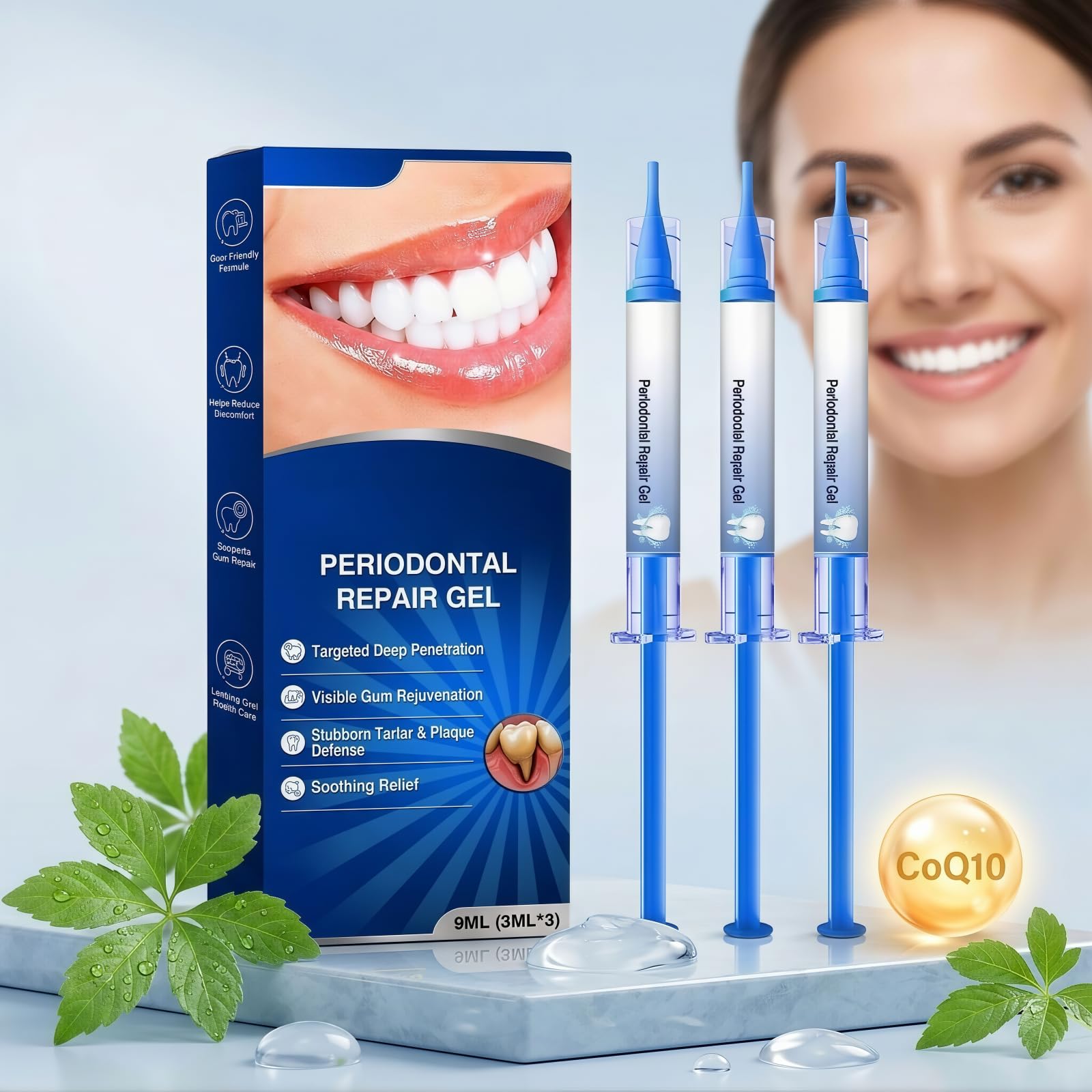 Gel SoulagerlesGencives,RéparateurDentair，L'odeurLaBoucheAtténuerLesInconfo