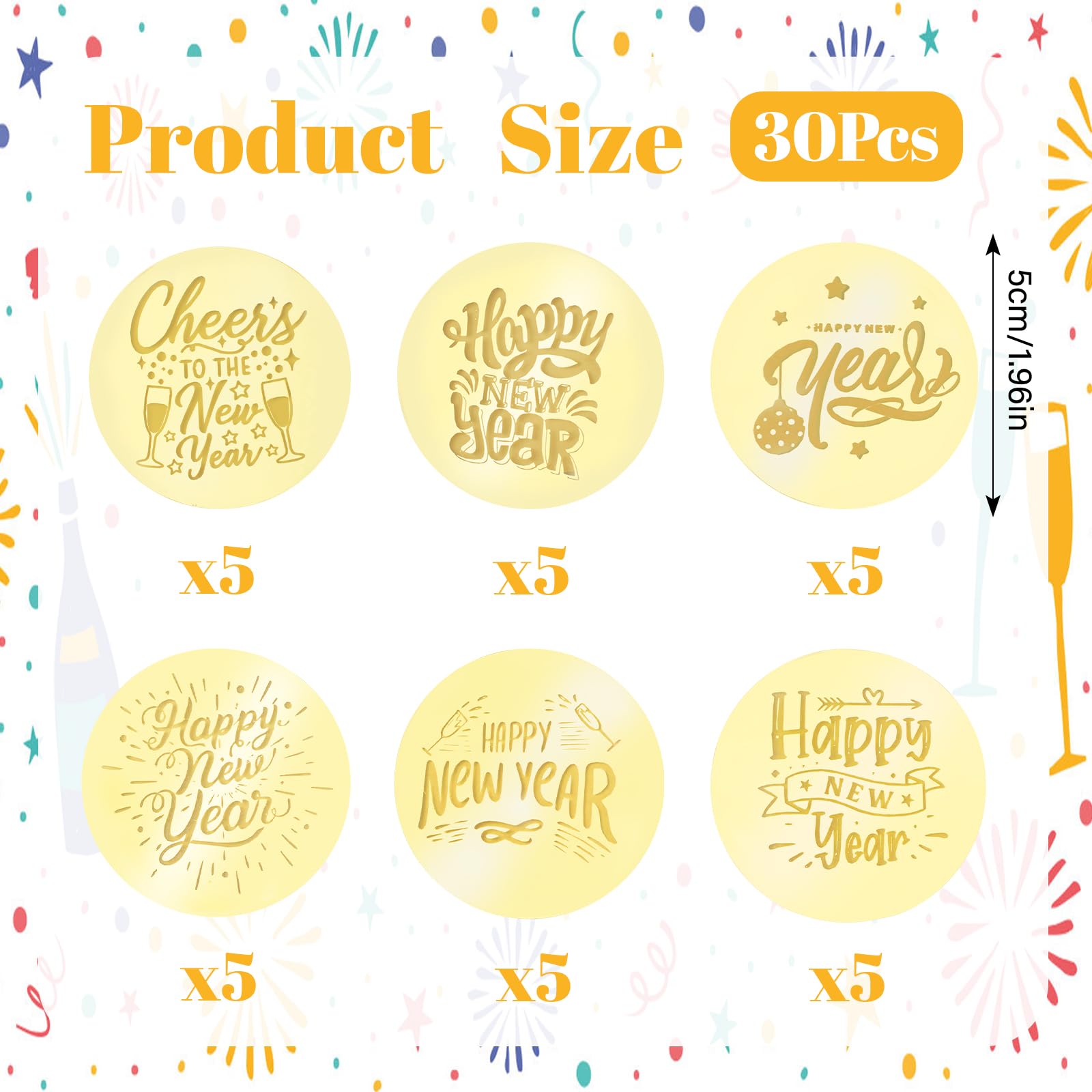 Queekay Lot De 32 Décorations De Cupcakes Rondes En Acrylique Avec Miroir Gravé « Happy Father's