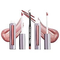 Vista 12 de Runway Rogue LuxGloss Brillo de Labios, Brillo de Labios Rosa Pastel Suave con Brillo y Alto Pigmento, 'Catwalk