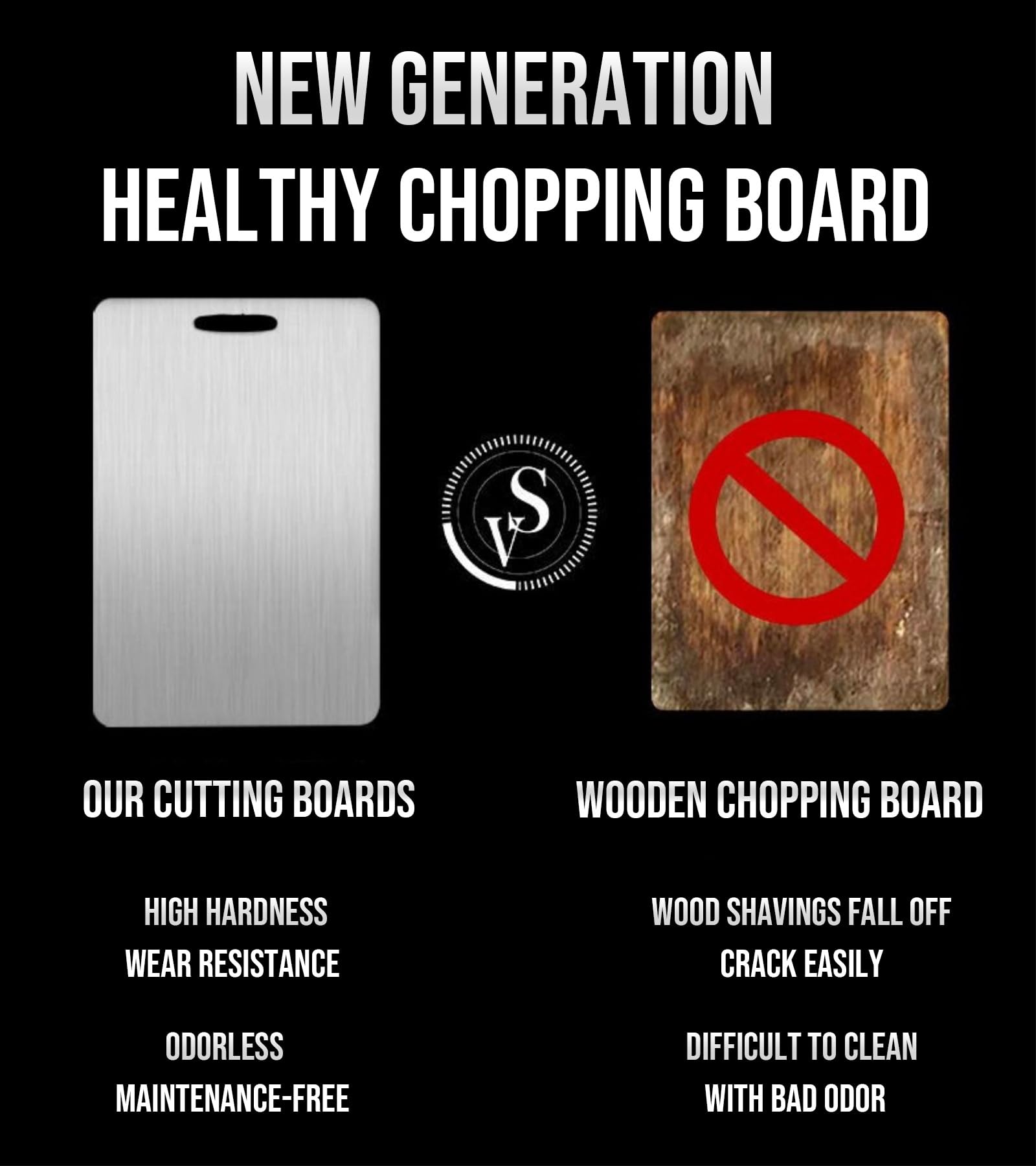 TitanEdge™ - Premium Titanium Snijplank - Duurzaam Keukenoppervlak