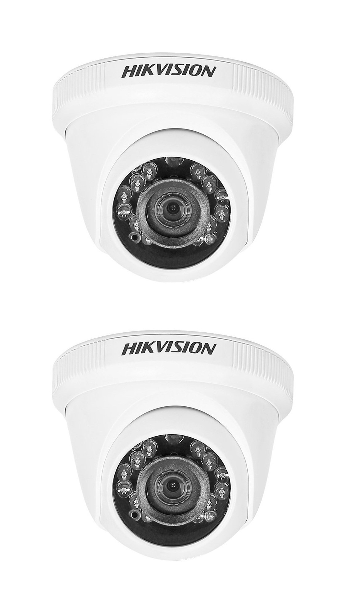 Hikvision DS-2CE5AD0T-IRP/ECO 2MP (1080P) Night Vision Dome Cameras Pack of 2Pcs.