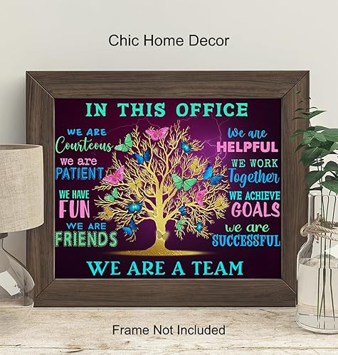 Miniatura 3 de YELLOWBIRD ART & DESIGN Arte y decoración de pared de oficina, arte de pared de trabajo en equipo, arte de pared con citas inspiradoras, póster