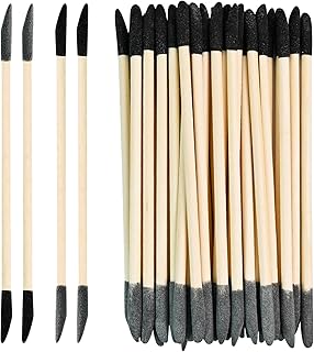 30 PCS Professional Sanding Sticks for Tight Spaces - Double End Matchsticks Sanding Twigs, Polishing Rod for Wood Furniture, Manicurist Tools and DIY Crafts