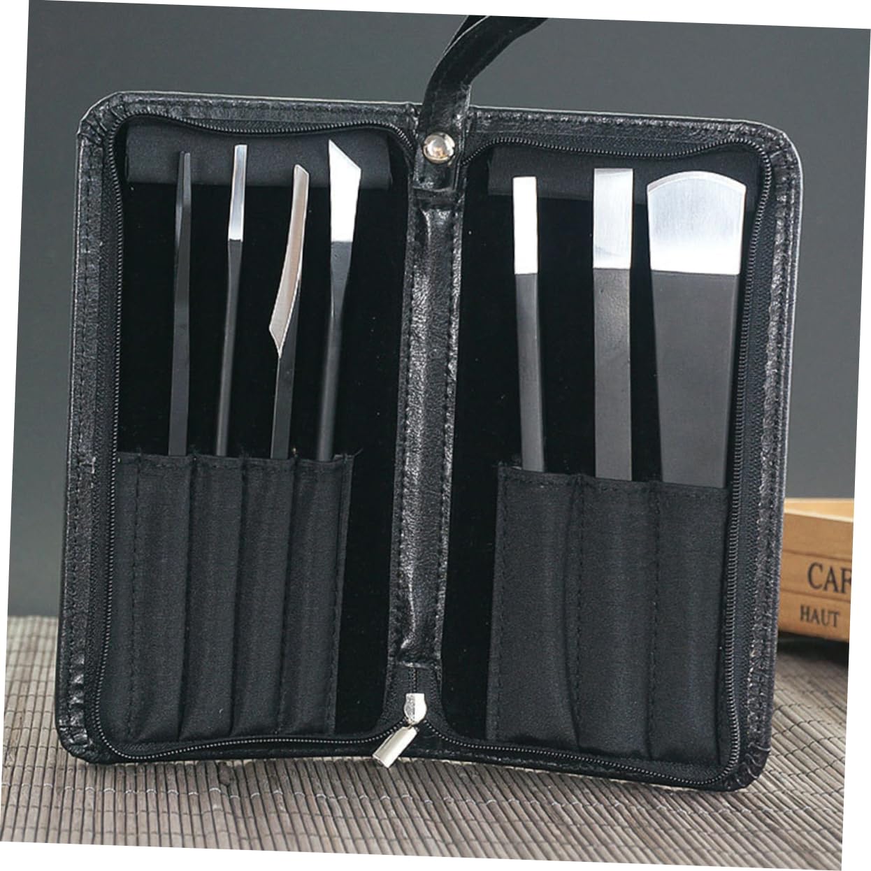 7pezzi Strumenti Professionali Per Pedicure Rimuovi Cuticole Secche e Delle Unghie Kit Manicure Completo Per Uso Domestico e Professionale