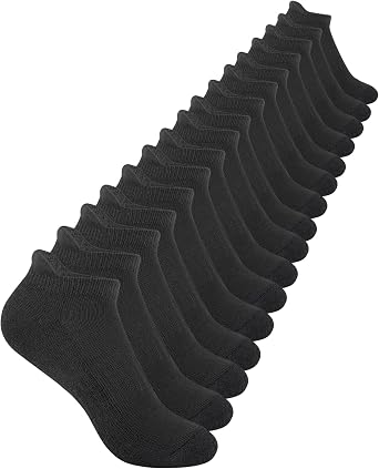 Comfoex Boys Girls Socks 8 Pairs Ankle Athletic Low Cut Socks For Kids 4-6 6-8 8-10 Years Old With Cushioned Sole