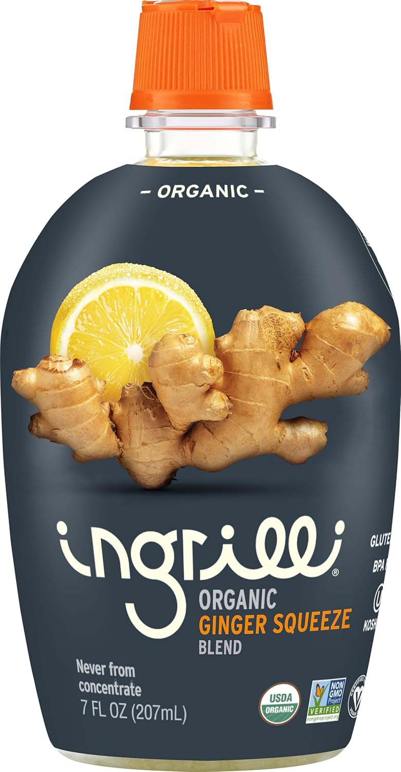 Ingrilli Organic Ginger Squeeze Blend, 7 Fl Oz Bottle (3
