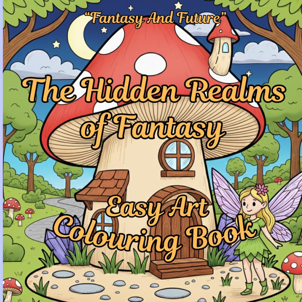 THE HIDDEN REALMS OF FANTASY: EASY ART COLOURING BOOK (FANTASY AND FUTURE)