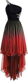 Women's Ombre Homecoming Dress Short Prom Gown Gradient Cocktail Dress