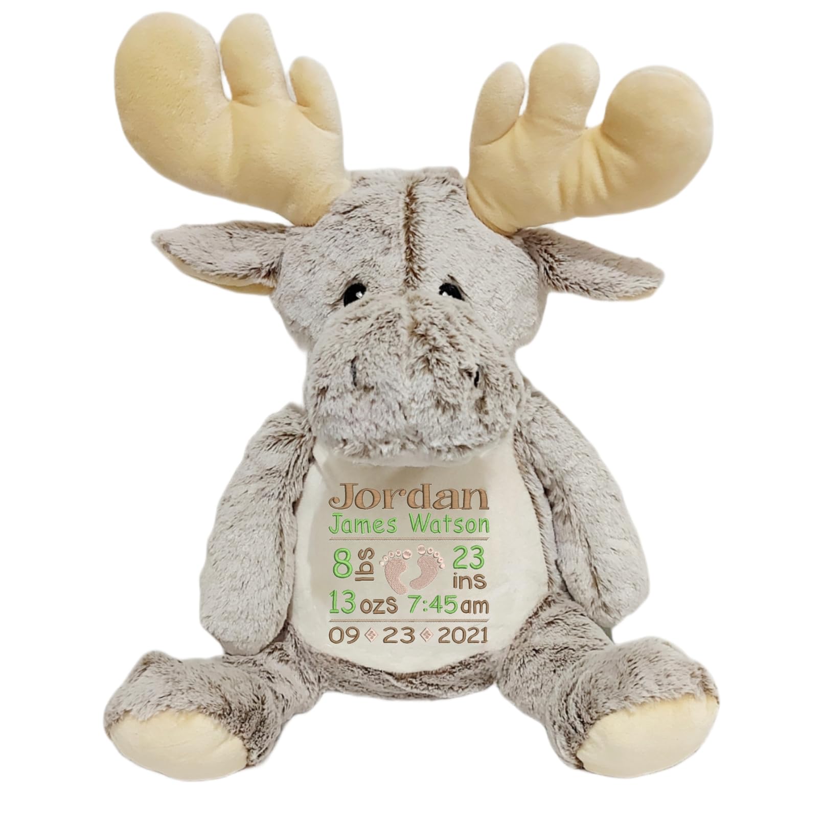 Personalized stuffed animal, Dog stuffed animal, custom animal, plush toys, gift for baby boy, gift for baby girl, newborn baby gift, Baby shower gift, Plushies, plush toys, embroidered Dog