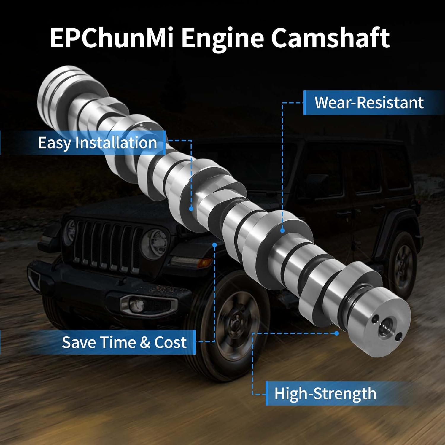 6.4 Hemi 5038419AB Engine Camshaft Replaces for 2012-2022 Chrysler 300 for Dodge Challenger Charger for Jeep V8 6.4L OHV Engine
