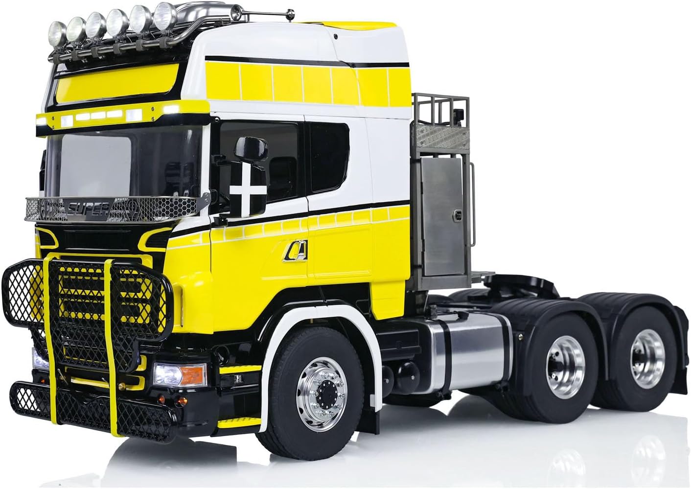 TOUCAN RC HOBBY Lesu Metal Chassis 1/14 RC Tractor Truck 6X6 RTR Remote Control Car Sound Light