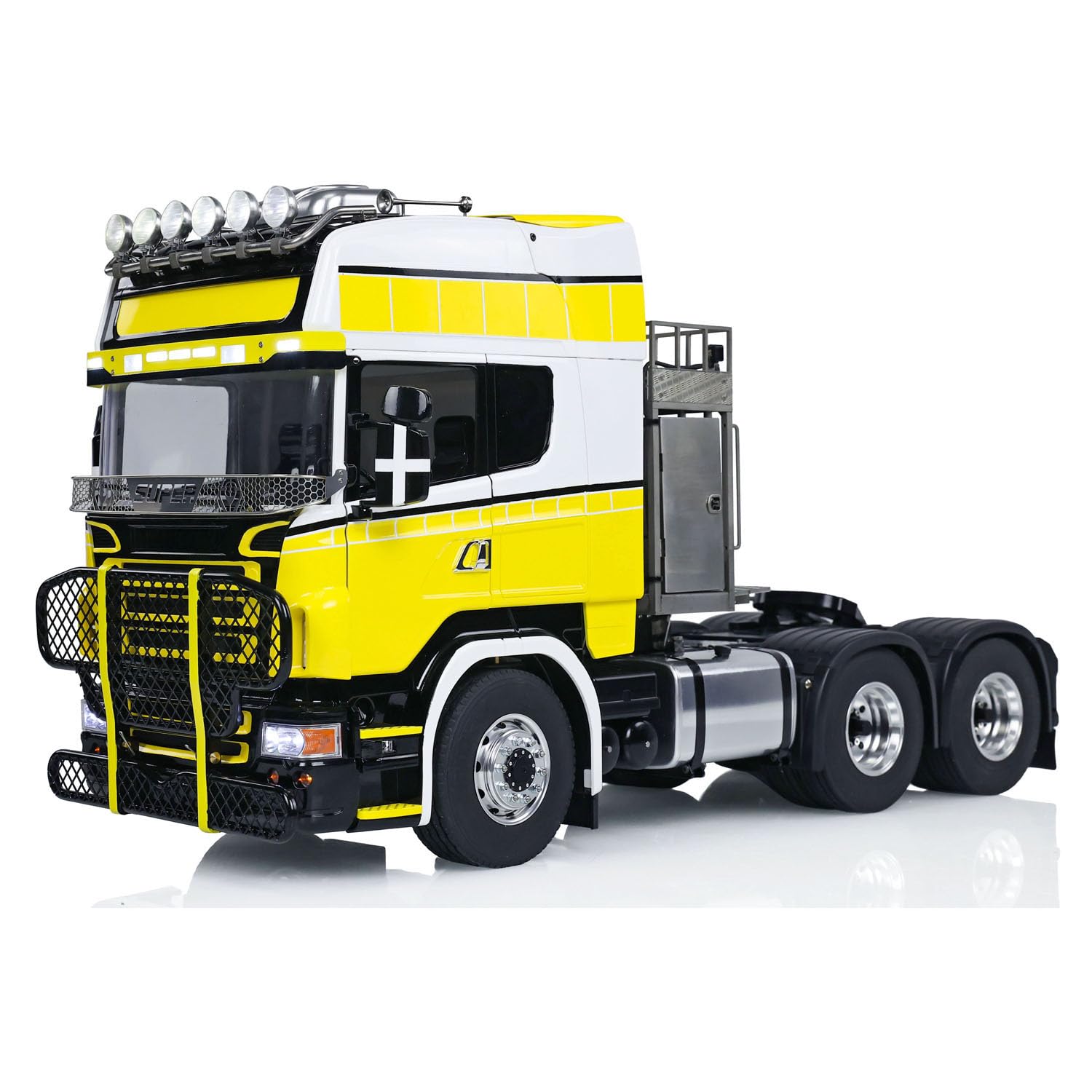 TOUCAN RC HOBBY Lesu Metal Chassis 1 14 RC Tractor Truck 6X6 RTR Remote Control Car Sound Light
