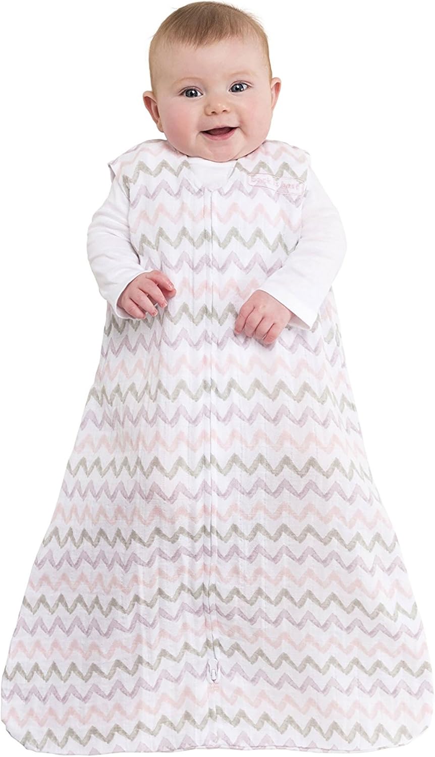 HALO Sleepsack 100% Cotton Wearable Blanket, TOG 0.5, Llama Sand, Large : Baby