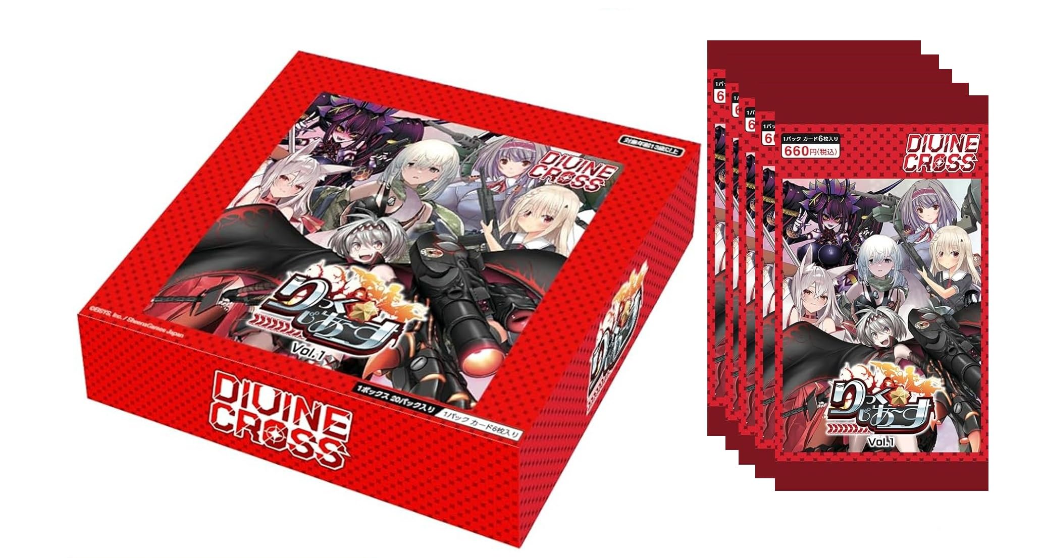 Tea Zee (TCG) Ricku Jia ~ Su Vol. 1 Divine Cross 6 Box In Carton