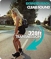 Vista 5 de Movo WMX-2 Micrófono inalámbrico para cámara con estuche de carga, micrófono Lavalier para cámaras DSLR, Vlogging, creación de contenido, cine