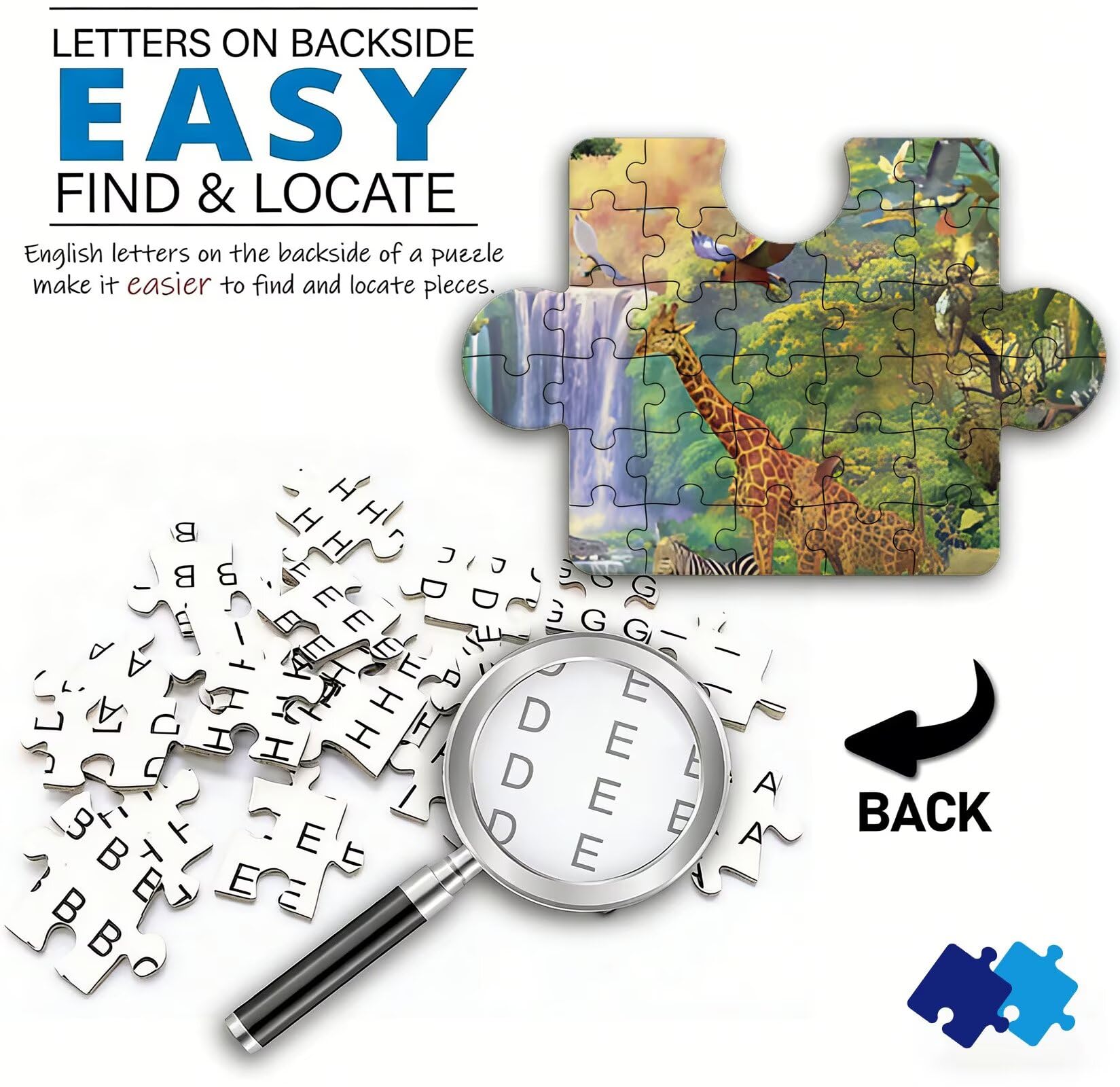 Puzzle 4000 Teile, Holzpuzzle Erwachsene Tier Landschaft-3 Impossible Klassische Jigsaw Puzzles 141.5 x 87.5 cm, Familien Spiel, Puzzle Stressabbau Denkspiel, Home Dekor w0-151